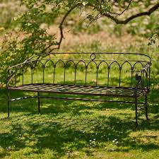 Wrought Iron Garden Benches
